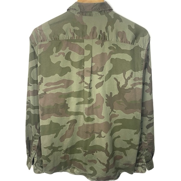 Dockers Premium Men’s Slim Fit Camo Long Sleeve Button Down Shirt Size Large - Picture 5 of 8